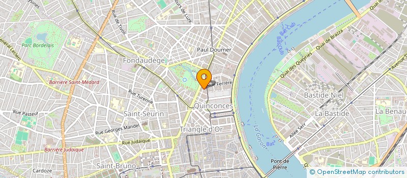 localisation de l'entreprise MADAME MARTINE GUIONNET à BORDEAUX