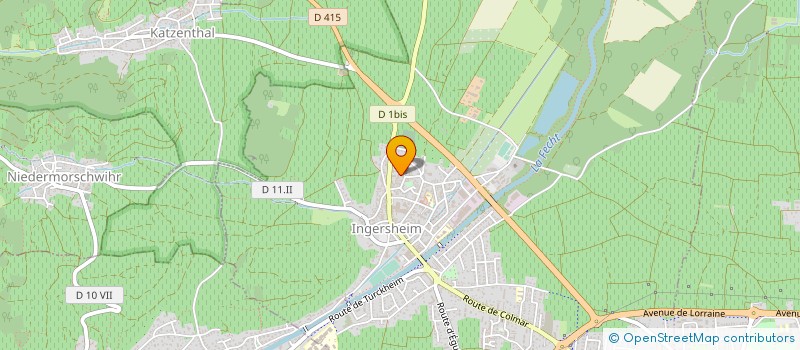 localisation de l'entreprise MADAME MARTINE GUTH  INGERSHEIM