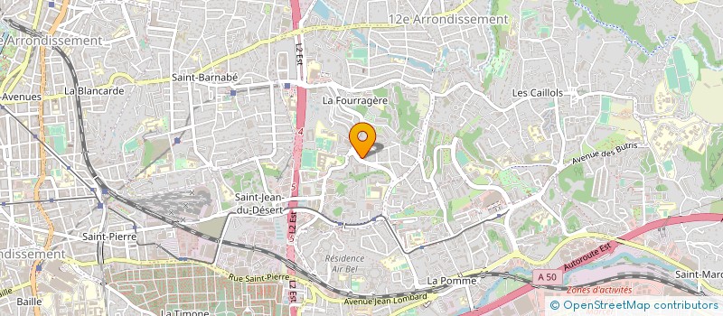 localisation de l'entreprise MADAME MARTINE GUYON à MARSEILLE