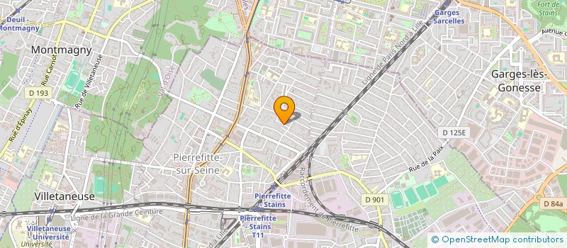 localisation de l'entreprise MADAME MARTINE HAGER à PIERREFITTE-SUR-SEINE