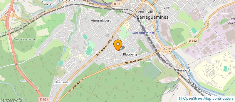 localisation de l'entreprise MADAME MARTINE HAMANN  SARREGUEMINES