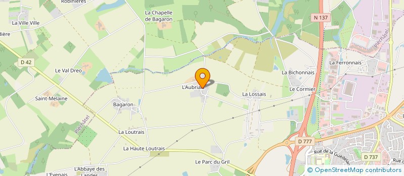 localisation de l'entreprise MADAME MARTINE HAMON  PLECHATEL