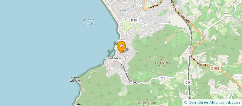localisation de l'entreprise MADAME MARTINE HAMPARTZOUMIAN à SAINT-CYR-SUR-MER