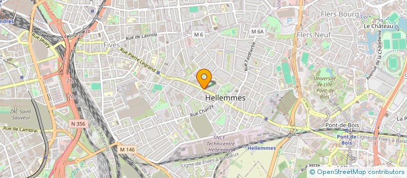 localisation de l'entreprise MADAME MARTINE HANNECART à LILLE