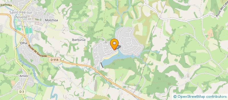 localisation de l'entreprise MADAME MARTINE HARRIET  SAINT-PEE-SUR-NIVELLE