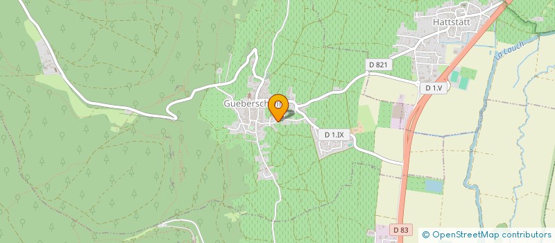 localisation de l'entreprise MADAME MARTINE HARTMANN  GUEBERSCHWIHR