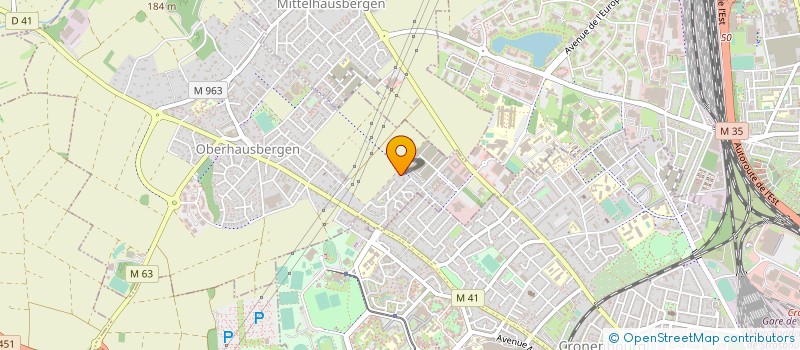 localisation de l'entreprise MADAME MARTINE HATZENBERGER  OBERHAUSBERGEN