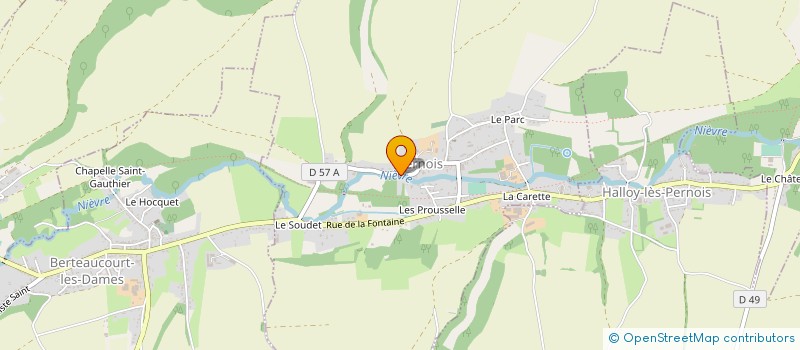 localisation de l'entreprise MADAME MARTINE HAUDOT à PERNOIS