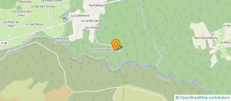 localisation de l'entreprise MADAME MARTINE HAUSBERGER  PAIMPONT