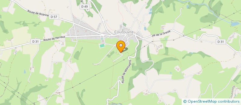 localisation de l'entreprise MADAME MARTINE HAUSTRATE  COUTOUVRE