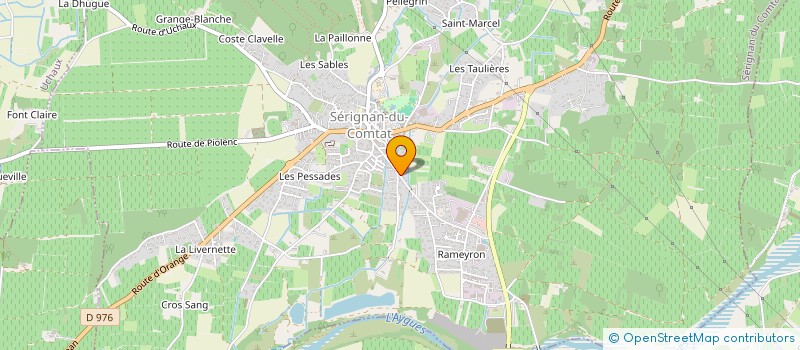 localisation de l'entreprise MADAME MARTINE HEBRARD  SERIGNAN-DU-COMTAT