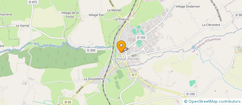localisation de l'entreprise MADAME MARTINE HEDREUIL à LA LUCERNE-D'OUTREMER