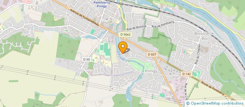 localisation de l'entreprise MADAME MARTINE HEGON  PRINGY