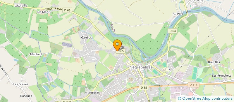 localisation de l'entreprise MADAME MARTINE HEINEMANN  NEGREPELISSE