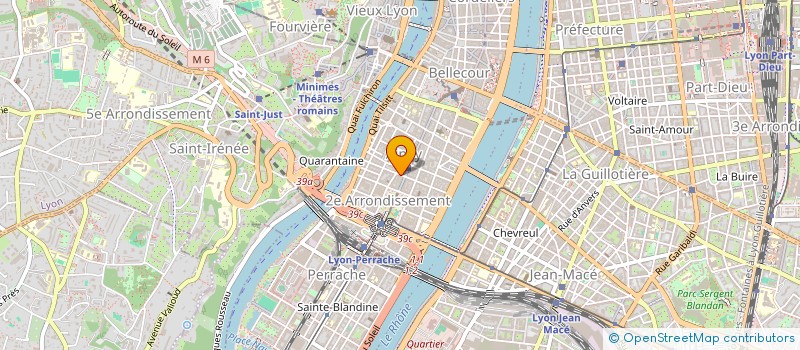 localisation de l'entreprise MADAME MARTINE HENRION  LYON