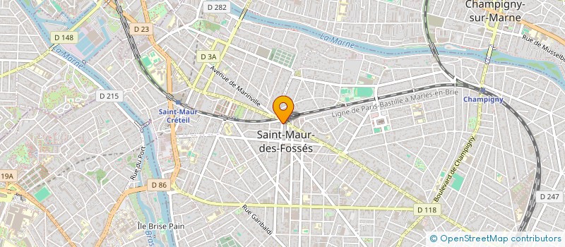 localisation de l'entreprise MADAME MARTINE HERBUVAUX  SAINT-MAUR-DES-FOSSES