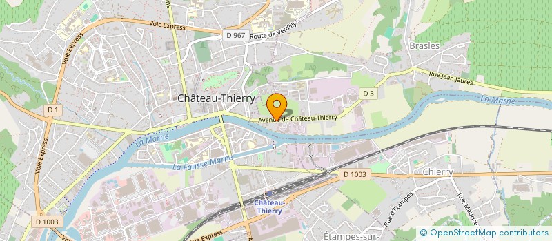 localisation de l'entreprise MADAME MARTINE HEROS  NOGENTEL