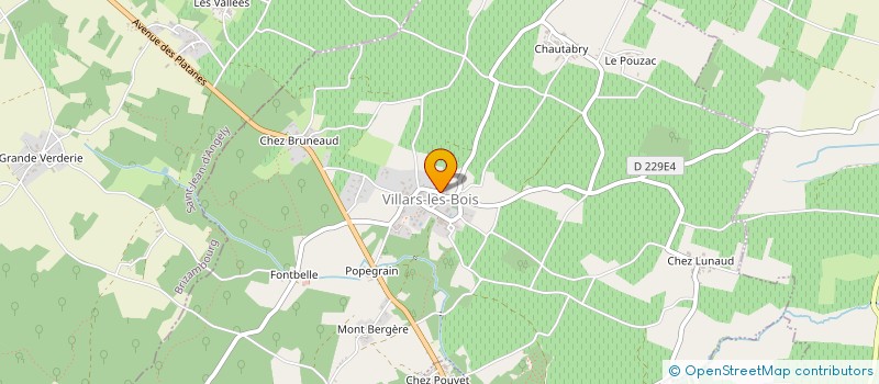 localisation de l'entreprise MADAME MARTINE HERPIN  VILLARS-LES-BOIS