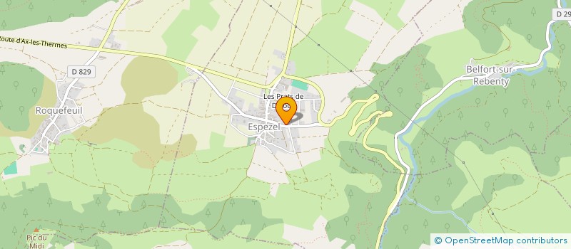 localisation de l'entreprise MADAME MARTINE HERY  ESPEZEL