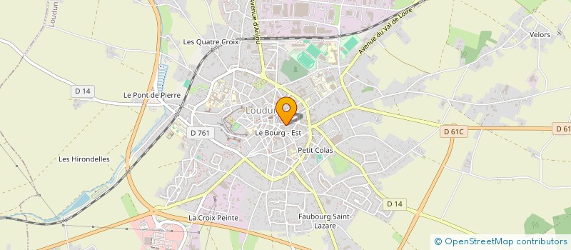 localisation de l'entreprise MADAME MARTINE HEURTAUX à LOUDUN
