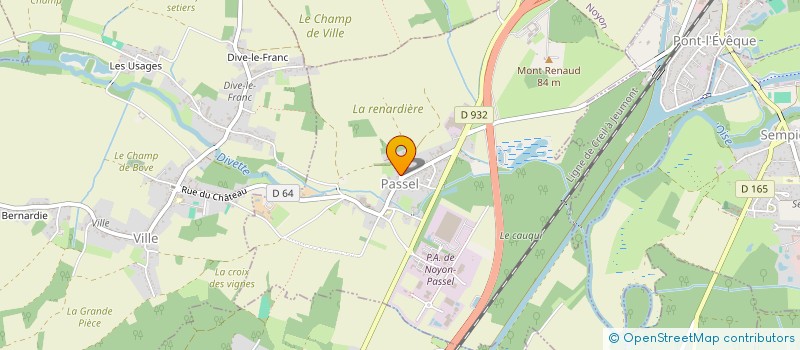 localisation de l'entreprise MADAME MARTINE HEURTEUX  PASSEL