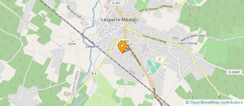 localisation de l'entreprise MADAME MARTINE HOCHEDEZ à LESPARRE-MEDOC