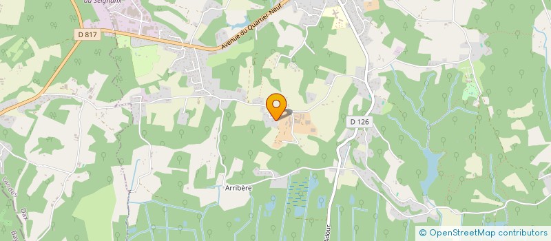 localisation de l'entreprise MADAME MARTINE HONTABAT  SAINT-MARTIN-DE-SEIGNANX