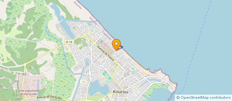 localisation de l'entreprise MADAME MARTINE HORTH  KOUROU