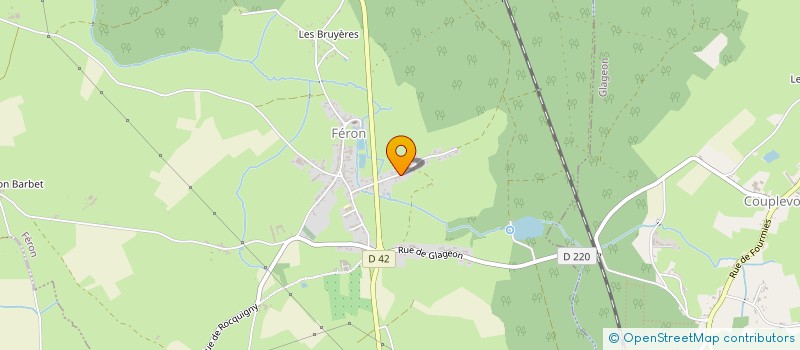 localisation de l'entreprise MADAME MARTINE HOUSSIERE  FERON