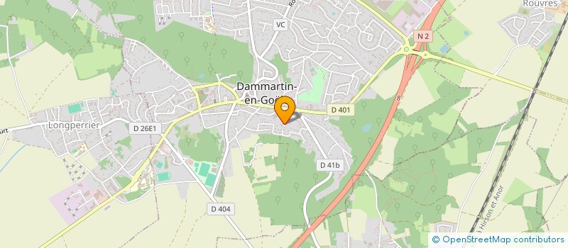 localisation de l'entreprise MADAME MARTINE HOUZET à DAMMARTIN-EN-GOELE