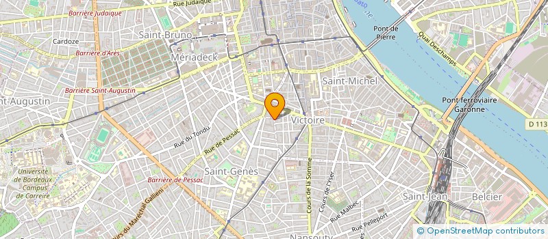 localisation de l'entreprise MADAME MARTINE HUET  BORDEAUX