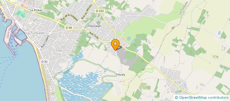 localisation de l'entreprise MADAME MARTINE HUSSAUD  LA TURBALLE