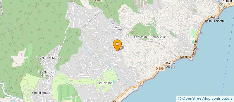 localisation de l'entreprise MADAME MARTINE HUVELIN à GRIMAUD