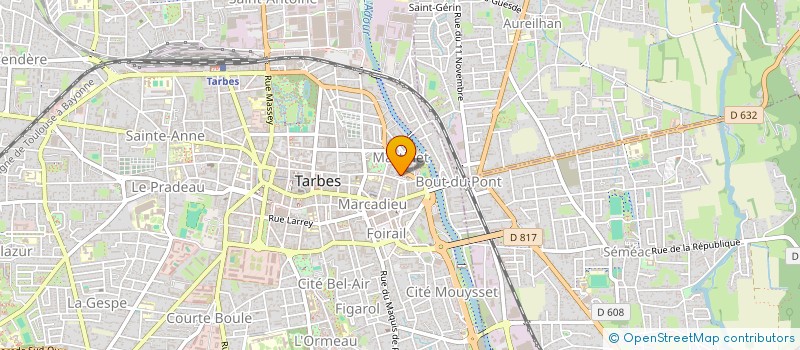 localisation de l'entreprise MADAME MARTINE IBRAC  TARBES