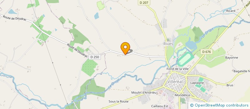 localisation de l'entreprise MADAME MARTINE IMBERT  RIVES