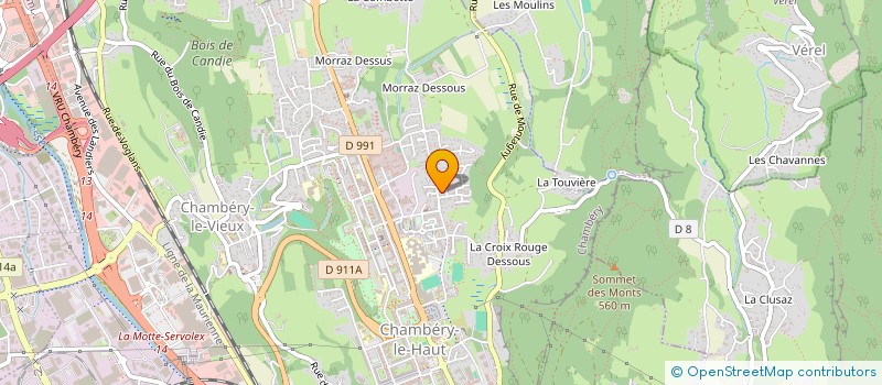 localisation de l'entreprise MADAME MARTINE ISSERT à CHAMBERY