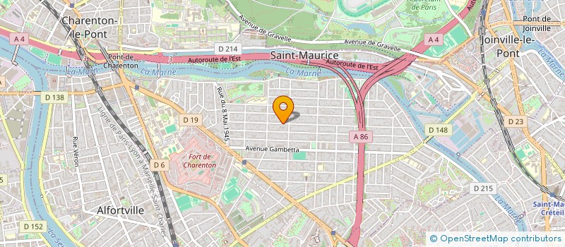 localisation de l'entreprise MADAME MARTINE JACQUELINE MAILLET  MAISONS-ALFORT