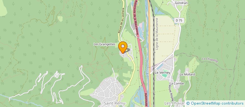 localisation de l'entreprise MADAME MARTINE JACQUEMOUD  SAINT-REMY-DE-MAURIENNE