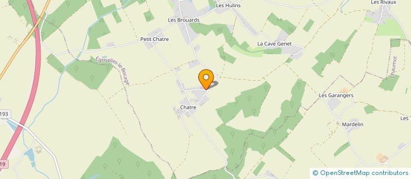 localisation de l'entreprise MADAME MARTINE JACQUIER  EGRISELLES-LE-BOCAGE