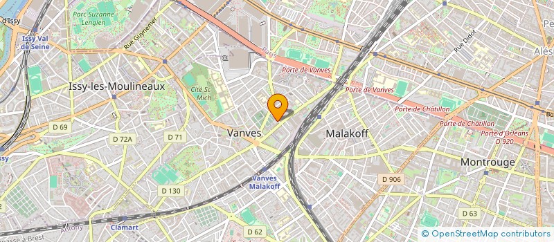 localisation de l'entreprise MADAME MARTINE JANDROT à VANVES