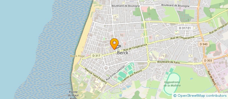 localisation de l'entreprise MADAME MARTINE JEUMER à BERCK