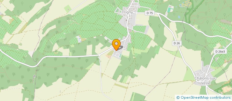 localisation de l'entreprise MADAME MARTINE JOANESSE  TRIGNY