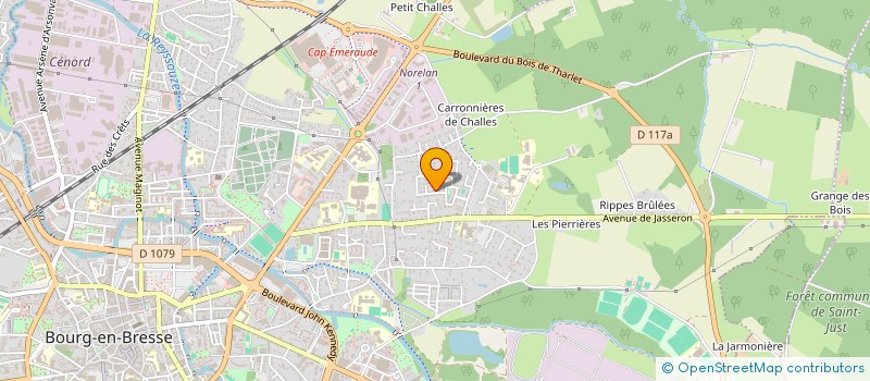 localisation de l'entreprise MADAME MARTINE JOLIVET à BOURG-EN-BRESSE