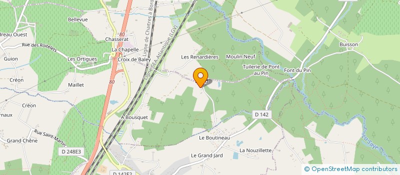 localisation de l'entreprise MADAME MARTINE JOLLY  CEZAC