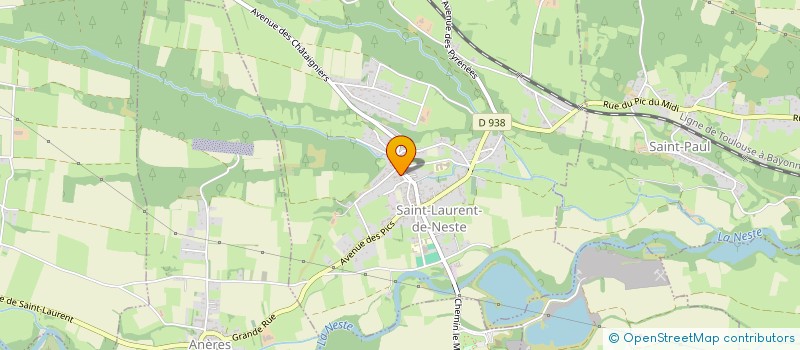 localisation de l'entreprise MADAME MARTINE JOLY  SAINT-LAURENT-DE-NESTE