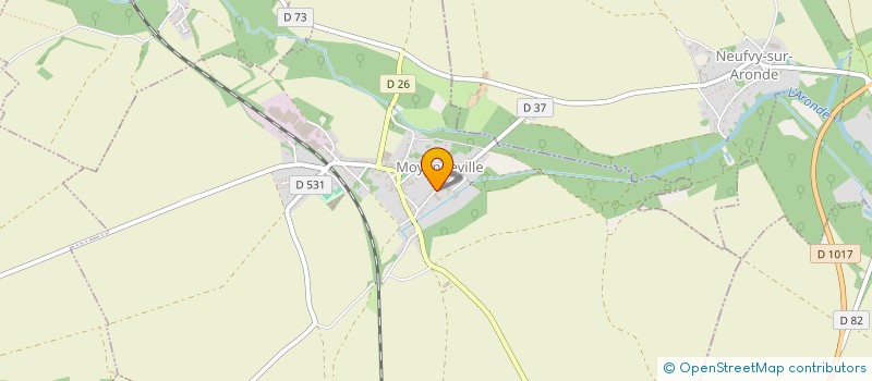 localisation de l'entreprise MADAME MARTINE JOSEPH  MOYENNEVILLE