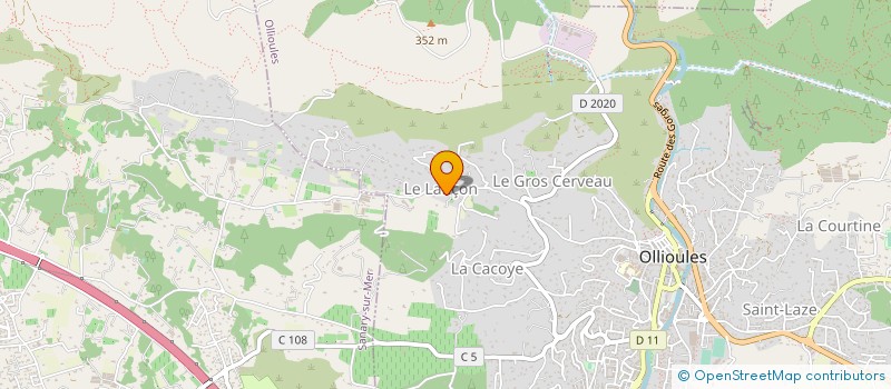 localisation de l'entreprise MADAME MARTINE JOSEPH à OLLIOULES