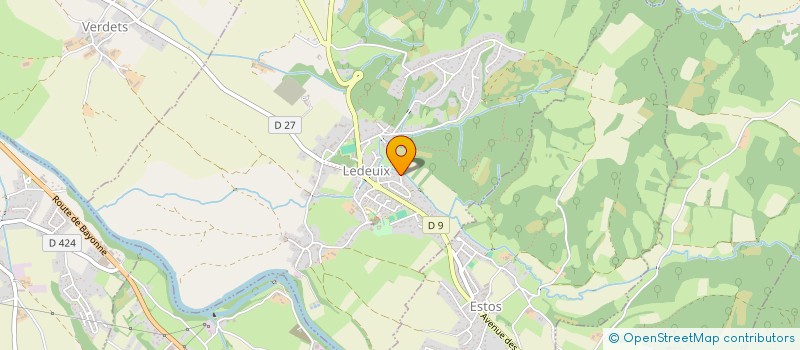 localisation de l'entreprise MADAME MARTINE JOUGLAS à LEDEUIX