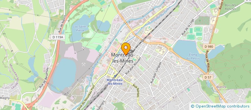 localisation de l'entreprise MADAME MARTINE JOURNET  MONTCEAU-LES-MINES