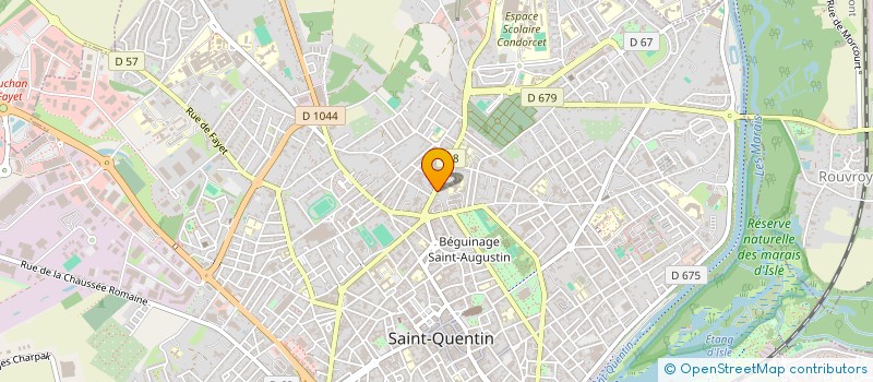 localisation de l'entreprise MADAME MARTINE JULLIN à SAINT-QUENTIN